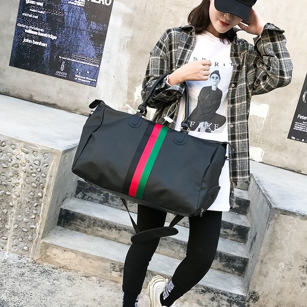 stylish nylon waterproof multifunctional short travel bag stripe portable with shoes luggage waterproof large capacity gym bag
stylish nylon waterproof multifunctional short travel bag stripe portable with shoes luggage waterproof large capacity gym bag
