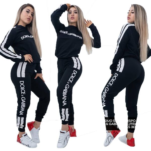 конструкторы женщины спортивный костюм круглый шеи пуловер толстовка + pant бег спорт спортивный костюм 2 шт беговые наборы survetement роко, White
конструкторы женщины спортивный костюм круглый шеи пуловер толстовка + pant бег спорт спортивный костюм 2 шт беговые наборы survetement роко, White