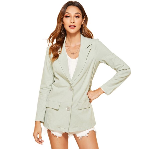 women's suits & blazers women long sleeve single breast casual business work office blazer ladies jacket coat, White;black
women's suits & blazers women long sleeve single breast casual business work office blazer ladies jacket coat, White;black