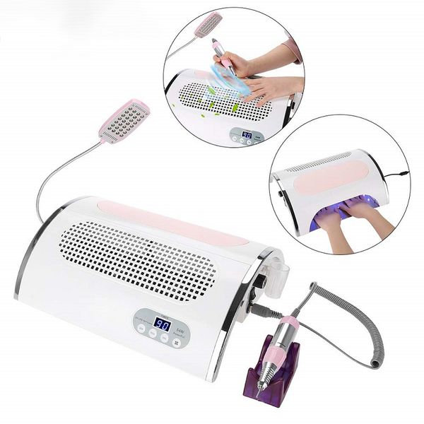 4 in 1 multi-functional electric nail drill machine, 54w uv led nail dryer lamp nail gel polish art tools for acrylic gel nails
4 in 1 multi-functional electric nail drill machine, 54w uv led nail dryer lamp nail gel polish art tools for acrylic gel nails