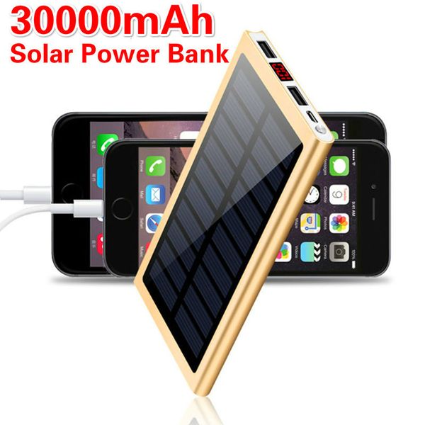 solar power bank 30000mah external battery 2 usb led portable powerbank mobile phone for xiaomi iphone huawei solar charger
solar power bank 30000mah external battery 2 usb led portable powerbank mobile phone for xiaomi iphone huawei solar charger