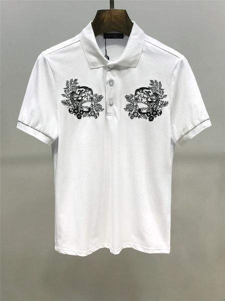 2020 polo summer new high-end men's brand t-shirt fashion short sleve snaeke printing fashion t shirt men's size m~3xl #01, White;black
2020 polo summer new high-end men's brand t-shirt fashion short sleve snaeke printing fashion t shirt men's size m~3xl #01, White;black