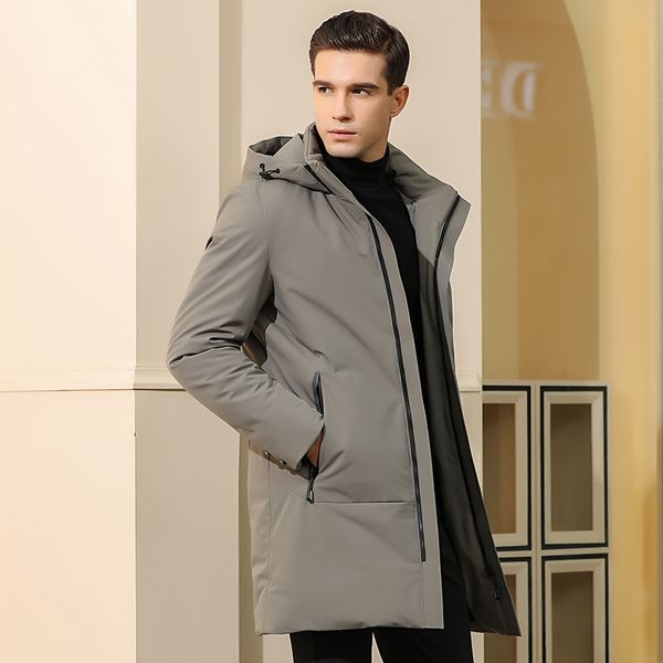 new winter down jacket men's zipper and hat casual clothes medium-and-long coat duck down coat male black khaki brand clothes
new winter down jacket men's zipper and hat casual clothes medium-and-long coat duck down coat male black khaki brand clothes