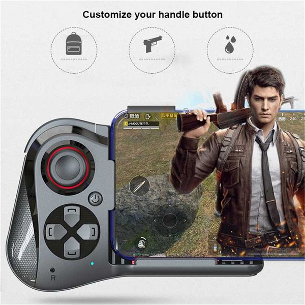 one-handed wireless bluetooth gamepad for android ios pubg mobile game controller for mocute-059 rechargeable game handle
one-handed wireless bluetooth gamepad for android ios pubg mobile game controller for mocute-059 rechargeable game handle
