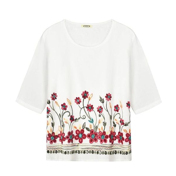 women's blouses & shirts sheyouth women embroidery blouse summer feminine casual and for 2021 style, White
women's blouses & shirts sheyouth women embroidery blouse summer feminine casual and for 2021 style, White