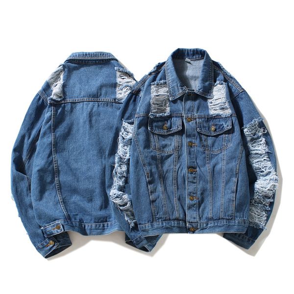 men's jackets mens fashion personality hole frayed casaul hip hop denim jacket loose casual long sleeve autumn streetwear, Black;brown
men's jackets mens fashion personality hole frayed casaul hip hop denim jacket loose casual long sleeve autumn streetwear, Black;brown