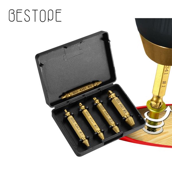 damaged screw extractor and remover tool set 4 or 5 pieces , s2 hss 4341 made from with titanium coating broken screw
damaged screw extractor and remover tool set 4 or 5 pieces , s2 hss 4341 made from with titanium coating broken screw