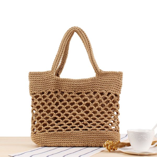 fashion women's handbags new solid color bohemia cotton weaving shoulder bags casual beach straw bags for women female totes
fashion women's handbags new solid color bohemia cotton weaving shoulder bags casual beach straw bags for women female totes