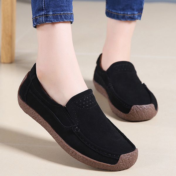 2019 loafers lazy flats sneaker shoes classics ankle flat loafers slip on flock sneaker casual slip-on, Black
2019 loafers lazy flats sneaker shoes classics ankle flat loafers slip on flock sneaker casual slip-on, Black
