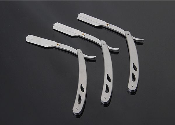 stainless steel men straight barber edge steel razors without blades folding beard shaving knife hair removal tools for men single package
stainless steel men straight barber edge steel razors without blades folding beard shaving knife hair removal tools for men single package