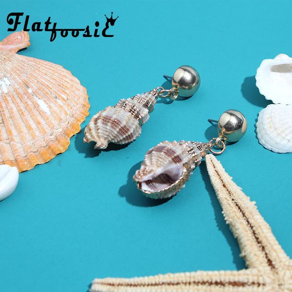 flatfoosie 2019 new natural sea shell drop dangle earring for women trendy metal geometric statement beach party jewelry, Silver
flatfoosie 2019 new natural sea shell drop dangle earring for women trendy metal geometric statement beach party jewelry, Silver