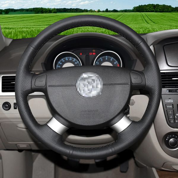 black diy custom hand-stitched artificial leather car steering wheel cover for 307 3008 508 408 308 car accessories
black diy custom hand-stitched artificial leather car steering wheel cover for 307 3008 508 408 308 car accessories