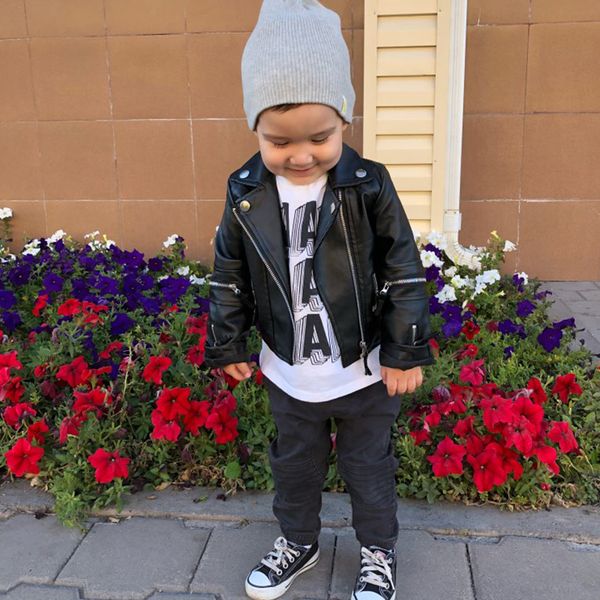 boys pu jacket 1-7 years old children coat cuff zipper all-match motorcycle leather kids clothes spring autumn gift for boy, Blue;gray
boys pu jacket 1-7 years old children coat cuff zipper all-match motorcycle leather kids clothes spring autumn gift for boy, Blue;gray