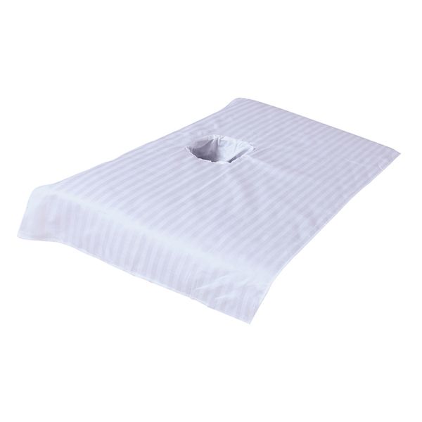 sectional cosmetic massage table bed sheet cover with face breath hole, cotton, 50x80cm
sectional cosmetic massage table bed sheet cover with face breath hole, cotton, 50x80cm