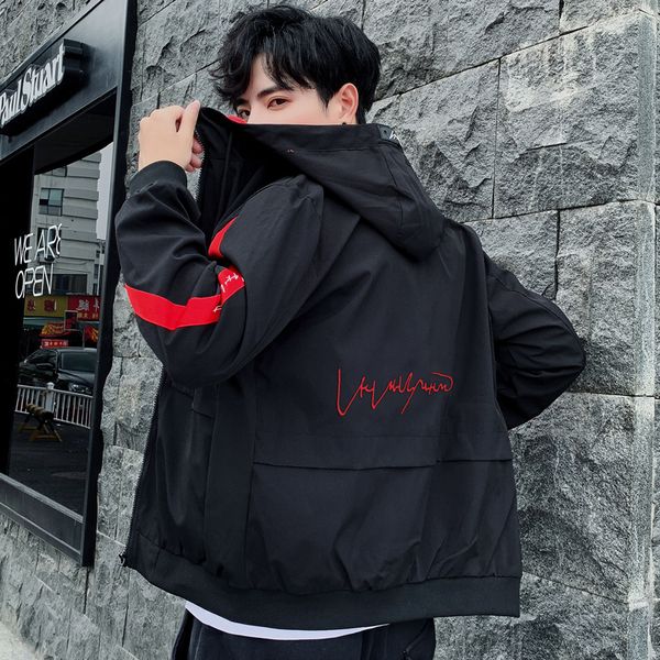 the new fall 2019 men's jacket handsome wild popular baseball clothes korean version of the spring and autumn tide frock jacket, Black;brown
the new fall 2019 men's jacket handsome wild popular baseball clothes korean version of the spring and autumn tide frock jacket, Black;brown