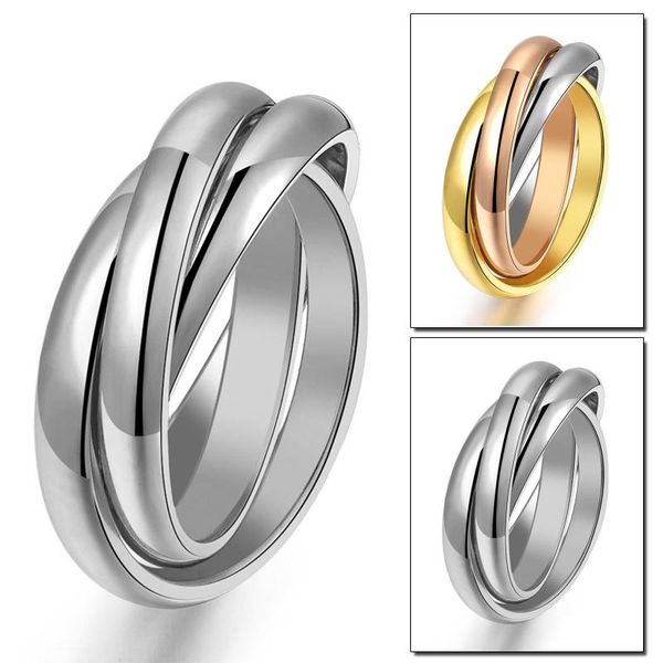 new triple interlocked engagement rings for women stainless steel three-in-one promise gift for her valentines day, Golden;silver
new triple interlocked engagement rings for women stainless steel three-in-one promise gift for her valentines day, Golden;silver