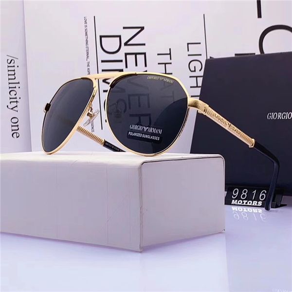 new luxury logo sunglasses designer sunglasses gold frame ellipse metal frame vintage coated lens polarized glasses with box 6colours-wx, White;black
new luxury logo sunglasses designer sunglasses gold frame ellipse metal frame vintage coated lens polarized glasses with box 6colours-wx, White;black