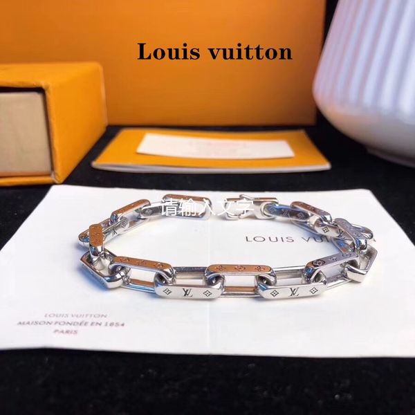Silver gold men women bracelet big brand tyle charm bracelet medu a loui bracelet chain plating color high end v l, Black
Silver gold men women bracelet big brand tyle charm bracelet medu a loui bracelet chain plating color high end v l, Black