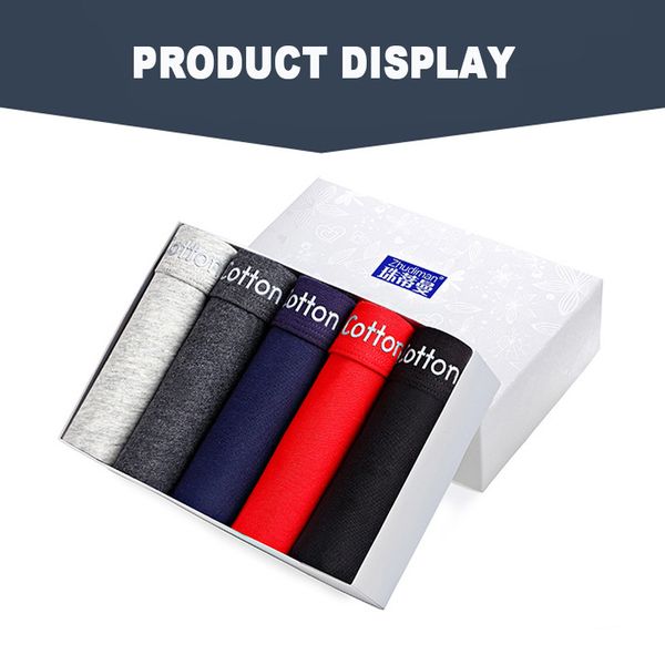 5pcs/lot men's panties underpants mens underwear cotton big man boxer short breathable solid flexible boxers shorts, Black;white
5pcs/lot men's panties underpants mens underwear cotton big man boxer short breathable solid flexible boxers shorts, Black;white