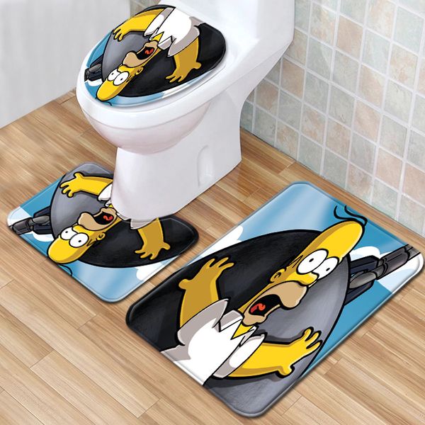116cartoon animation bathroom floor mat three piece toilet carpet toilet mat set doormat bathroom antiskid mat available
116cartoon animation bathroom floor mat three piece toilet carpet toilet mat set doormat bathroom antiskid mat available