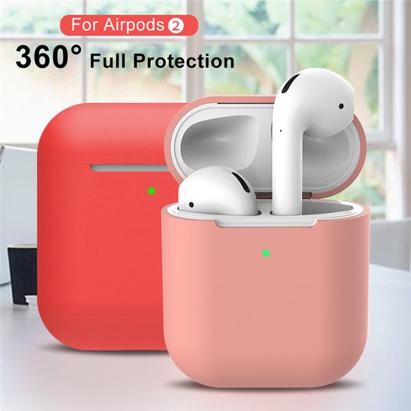 for airpods 2 headset case 17 colors silicone earphones cover for apple earphone 360-degree protective headphone shell
for airpods 2 headset case 17 colors silicone earphones cover for apple earphone 360-degree protective headphone shell