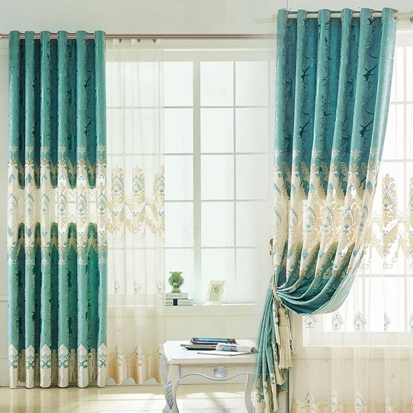 new european chenille laser embroidery curtains for living dining room bedroom
new european chenille laser embroidery curtains for living dining room bedroom