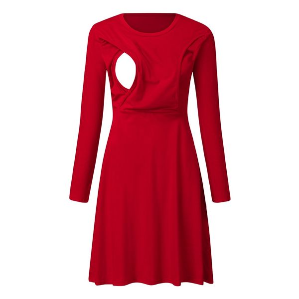 maternity dresses vestidos sleepwear nursing solid long sleeve pregnancy dress clothes pregnant women winter feeding dress 19oct, White
maternity dresses vestidos sleepwear nursing solid long sleeve pregnancy dress clothes pregnant women winter feeding dress 19oct, White