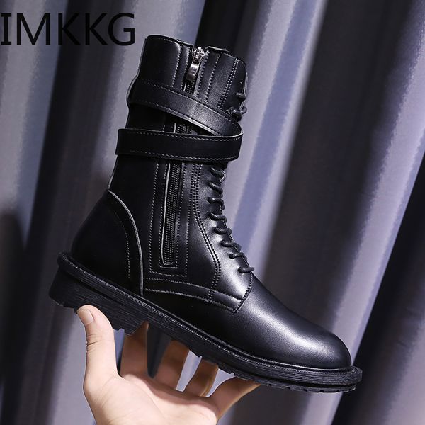 2019 round toe bandage black personality casual pu leather single shoes women boots new spring autumn fashion tide
2019 round toe bandage black personality casual pu leather single shoes women boots new spring autumn fashion tide