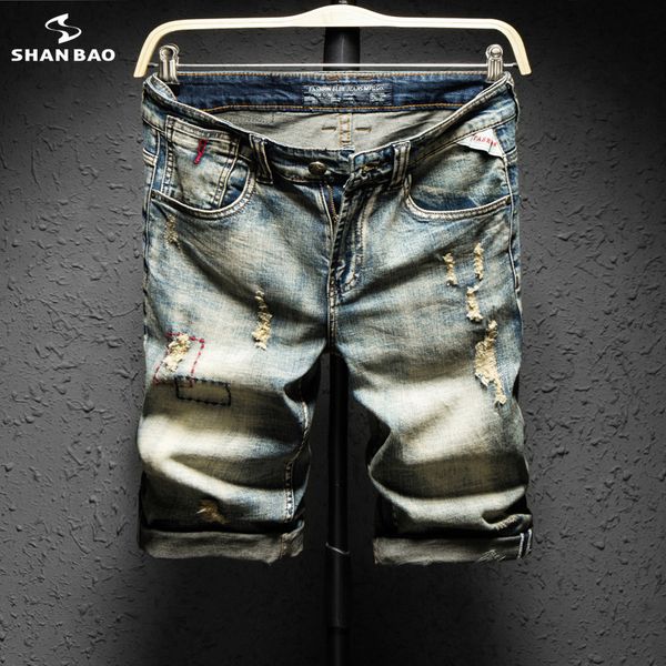 men's fashion trend hole denim shorts 2020 summer want brand clothing retro distressed personality jeans shorts, Blue
men's fashion trend hole denim shorts 2020 summer want brand clothing retro distressed personality jeans shorts, Blue