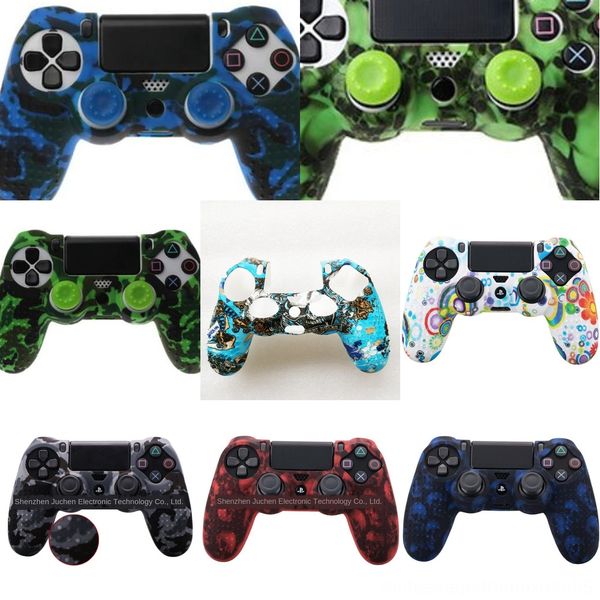 qasbj 3-in-1 cover multicolor silicone sony skin case + 2 thumbsticks grips for anti-slip ps4 pro slim controller
qasbj 3-in-1 cover multicolor silicone sony skin case + 2 thumbsticks grips for anti-slip ps4 pro slim controller