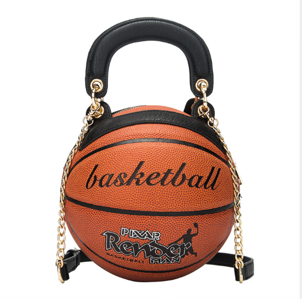 trend round female bag basketball styling personality creative hand luggage shoulder chain diagonal package ing
trend round female bag basketball styling personality creative hand luggage shoulder chain diagonal package ing