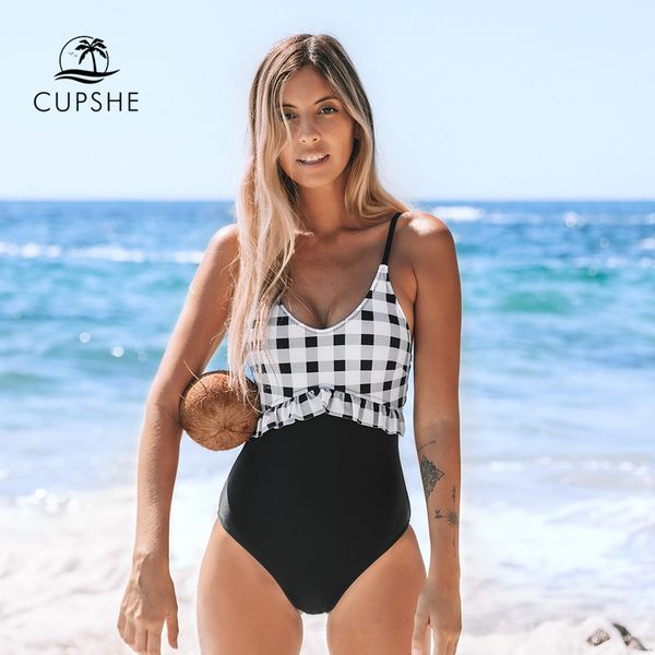cupshe черный и белый gingham ruffled цельный купальник sexy cut out женщины монокини 2020 девушки пляж для купания купальники, White;black
cupshe черный и белый gingham ruffled цельный купальник sexy cut out женщины монокини 2020 девушки пляж для купания купальники, White;black