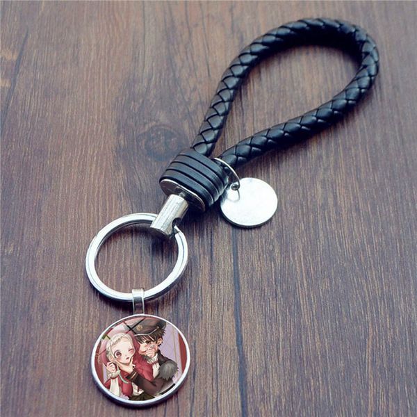 anime demontoilet-bound hanako-kun keychain cosplay braided leather rope keyring new style, Silver
anime demontoilet-bound hanako-kun keychain cosplay braided leather rope keyring new style, Silver