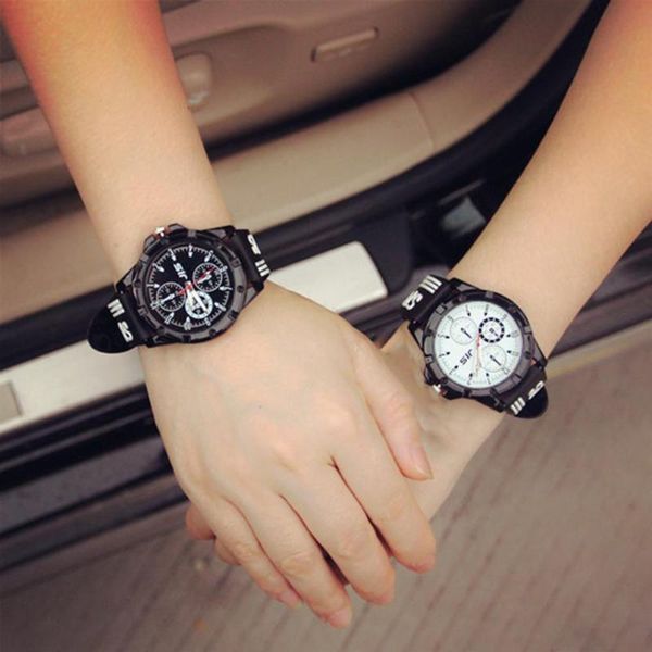 personality fashion trend sports couple students tide table silicone retro tide men's watch women's watch quartz wrist, Slivery;brown
personality fashion trend sports couple students tide table silicone retro tide men's watch women's watch quartz wrist, Slivery;brown