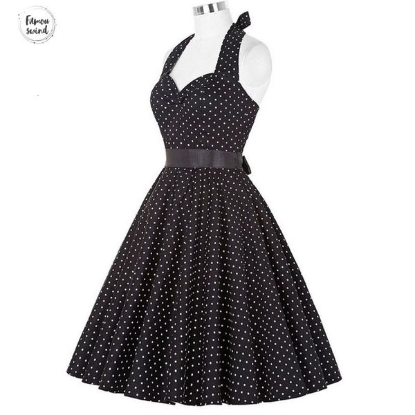 полька женщины dot платье big robe vestidos качели вскользь платья партии выпускного 50s 60s pinup винтажные платья дизайнер одежды, Black;gray 
полька женщины dot платье big robe vestidos качели вскользь платья партии выпускного 50s 60s pinup винтажные платья дизайнер одежды, Black;gray