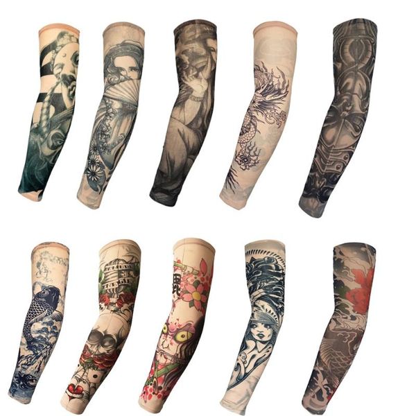 new 1pc cycling sports long sleeves uv cool arm sleeves 3d tattoo printed armwarmer uv protection breathable quick dry, Black;gray
new 1pc cycling sports long sleeves uv cool arm sleeves 3d tattoo printed armwarmer uv protection breathable quick dry, Black;gray