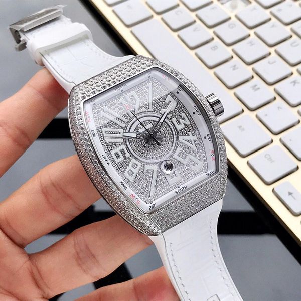 montre de luxe automatic mechanical movement 316 stainless steel case auto date 45mm 14mm diamond case casual leather strap mens watch a125, Slivery;brown
montre de luxe automatic mechanical movement 316 stainless steel case auto date 45mm 14mm diamond case casual leather strap mens watch a125, Slivery;brown