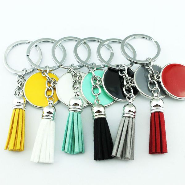 gold rhodium plated engraved personalized velvet leather tassel keychains for men women monogram blanks enamel round disc key ring, Slivery;golden
gold rhodium plated engraved personalized velvet leather tassel keychains for men women monogram blanks enamel round disc key ring, Slivery;golden