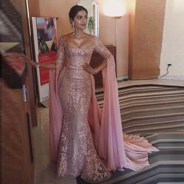 elegant mermaid evening dresses 2020 pink square neckline long sleeve with wrap appliqued arabic pageant formal gowns mother dress, Black;red
elegant mermaid evening dresses 2020 pink square neckline long sleeve with wrap appliqued arabic pageant formal gowns mother dress, Black;red