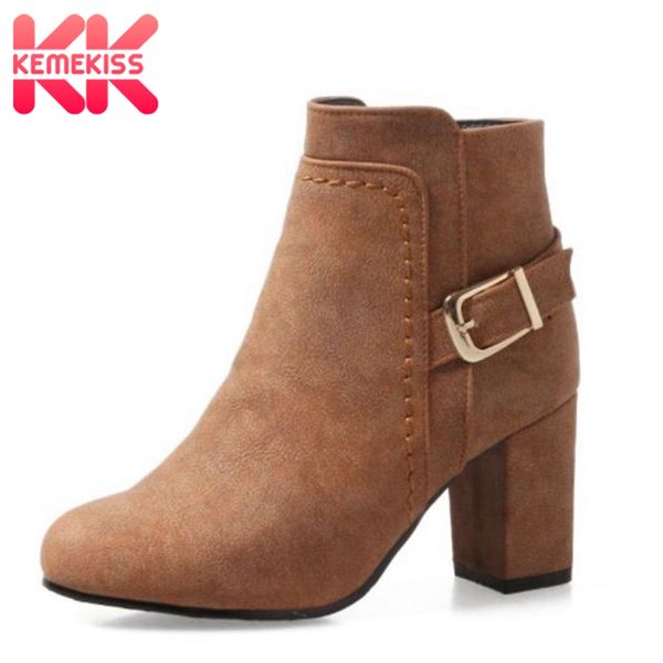 kemekiss plus size 30-48 women ankle boots winter fur warm boots women high heel shoes zipper buckle fashion shoes footwear, Black
kemekiss plus size 30-48 women ankle boots winter fur warm boots women high heel shoes zipper buckle fashion shoes footwear, Black