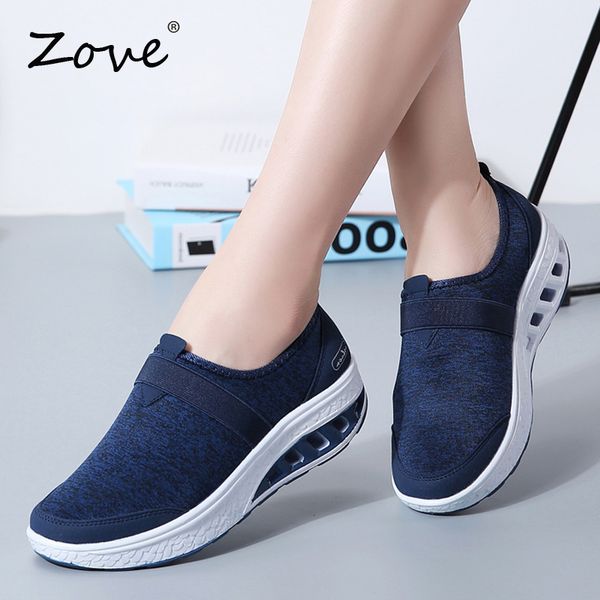 zove women sneakers shoes 2019 summer flat platform shoes woman breathable mesh walking casual slip on loafers ladies shoe, Black
zove women sneakers shoes 2019 summer flat platform shoes woman breathable mesh walking casual slip on loafers ladies shoe, Black
