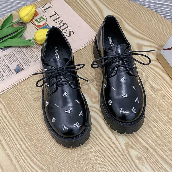 2020 women's casual flat shoes lace up fashion letter decoration spring single shoes young girl school uniform u29-40, Black
2020 women's casual flat shoes lace up fashion letter decoration spring single shoes young girl school uniform u29-40, Black