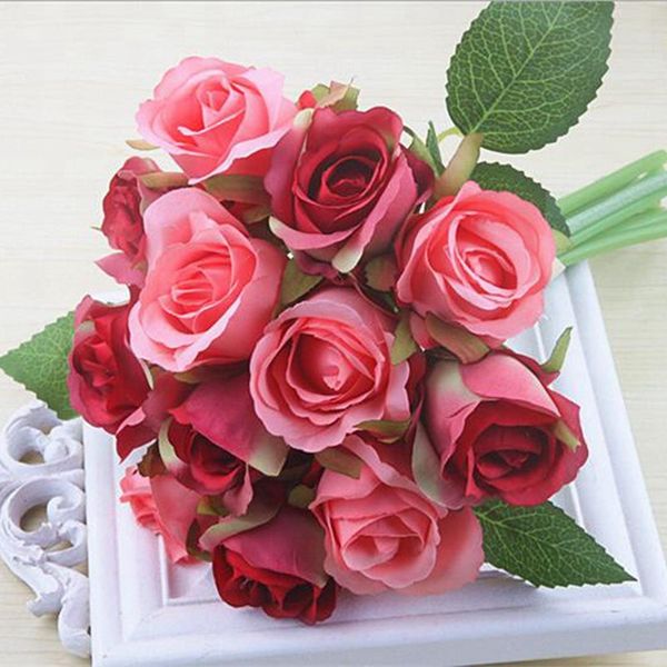 12pcs/lots artificial rose flowers wedding bouquet white pink thai royal rose silk flowers home decoration wedding party decor
12pcs/lots artificial rose flowers wedding bouquet white pink thai royal rose silk flowers home decoration wedding party decor