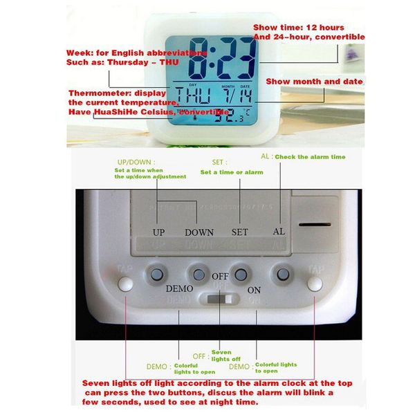 football club breda nac color changing led alarm clock reloj despertador wekker reveil enfant night light watch digital clock
football club breda nac color changing led alarm clock reloj despertador wekker reveil enfant night light watch digital clock