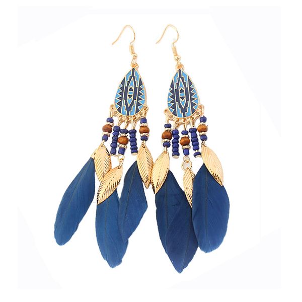 dangle & chandelier boho ethnic long feather tassel earrings for women vintage colorful leaf drop brincos bride, Silver
dangle & chandelier boho ethnic long feather tassel earrings for women vintage colorful leaf drop brincos bride, Silver