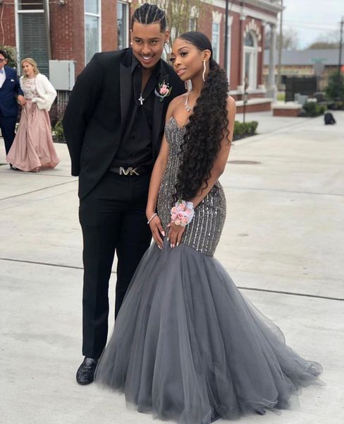 gorgeous mermaid beading prom dresses 2k19 sweetheart neck sequined formal dress floor length tulle plus size evening gowns, Black
gorgeous mermaid beading prom dresses 2k19 sweetheart neck sequined formal dress floor length tulle plus size evening gowns, Black