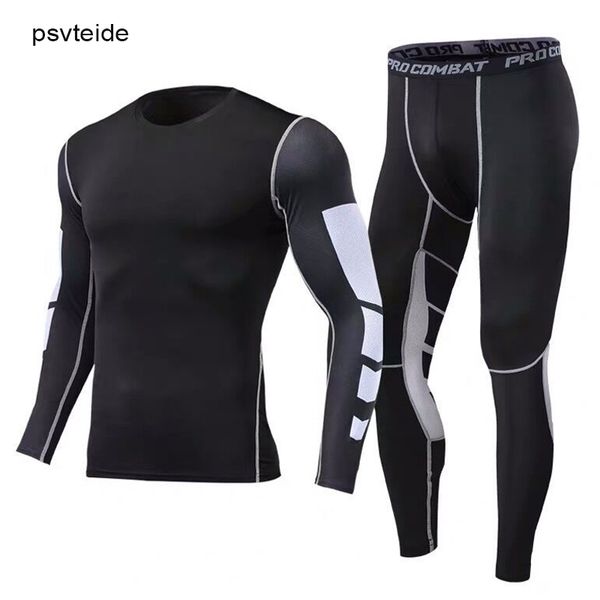 fashion-psvteide running clothes mens tracksuit 2 pieces sets sportswear man rashguard mens compression clothing tights men stitch mesh, Black;blue
fashion-psvteide running clothes mens tracksuit 2 pieces sets sportswear man rashguard mens compression clothing tights men stitch mesh, Black;blue