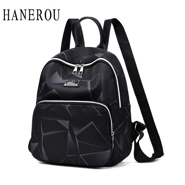 hanerou new casual backpack women black oxford school bags teenagers girls waterproof nylon travel backpack female
hanerou new casual backpack women black oxford school bags teenagers girls waterproof nylon travel backpack female