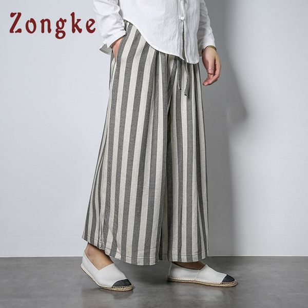 zongke chinese style grey striped wide leg pants men jogger streetwear linen pants men trousers xxl joggers 2019 new, Black
zongke chinese style grey striped wide leg pants men jogger streetwear linen pants men trousers xxl joggers 2019 new, Black