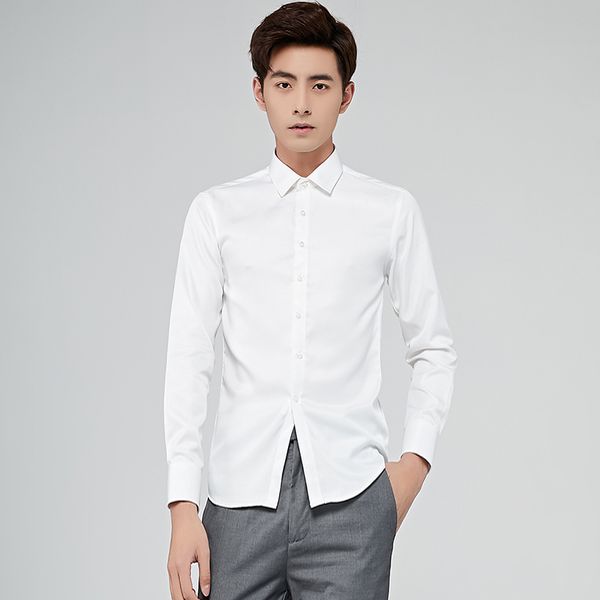 fall men's long sleeve shirts non-iron pure color body-building shirt youth business white shirt men's clothing, White;black
fall men's long sleeve shirts non-iron pure color body-building shirt youth business white shirt men's clothing, White;black
